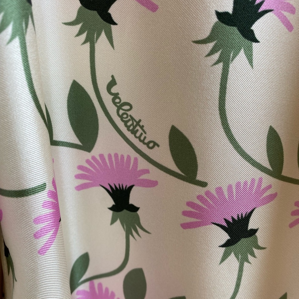 NWT Valentino SS20 Floral Silk Dress SZ 0 - Picture 4 of 7